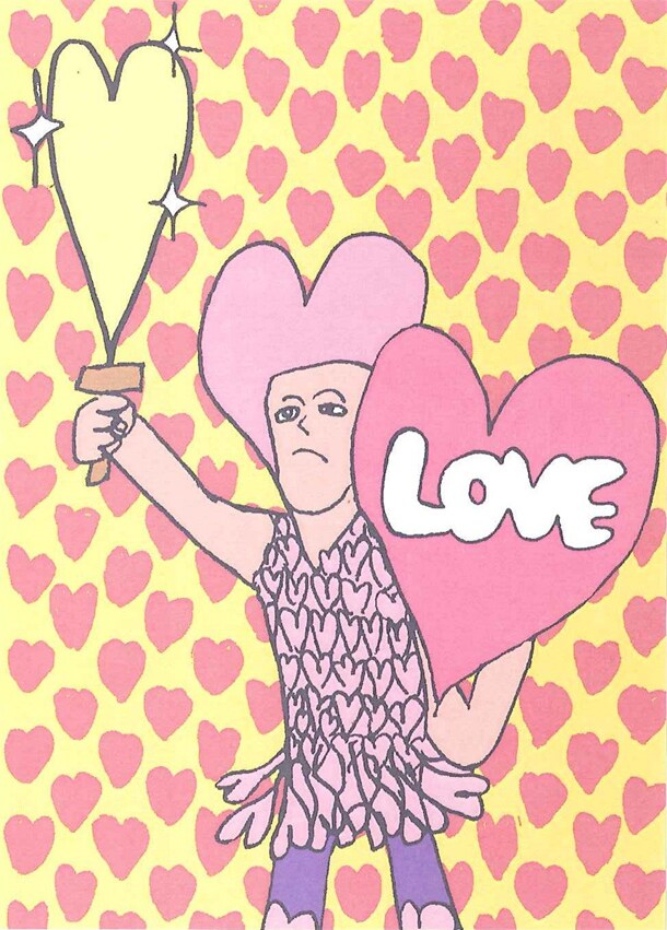 DVDのジャケットはVHS「大阪国立天然大学卒業制作」のパッケージイラストをカラフルに彩色したデザインとなる。