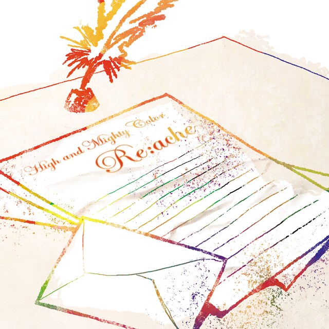 シングル「Re:ache」のジャケット（写真）には、手紙をイメージしたイラストを起用。