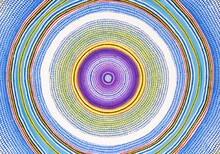 写真はGOMAが描いた絵画作品。