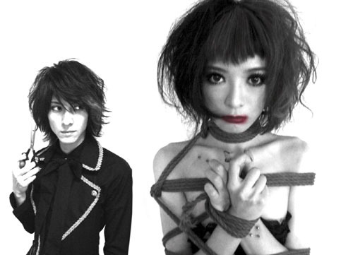 ゴスロリメイク＆衣装でカオティックなライブを展開しているLoveless。ちなみにバンド名のLovelessは「世界の果て」「ゼロ」を意味するネーミングとのこと。