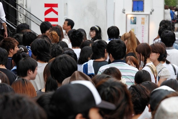 開場直前の様子