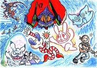 泉谷画伯による「SF百景」描き下ろしイラストは来週7月23日までの1週間「GAINAX NET」のトップページに掲載される。/ (C)GAINAX・WAGASHA (C)カラー・GAINAX