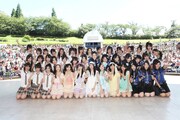 SKE48は今週末10月3日より、初の全国ツアー「SKE48 汗の量はハンパじゃない」をスタート（写真は7月18日の全国握手会イベントより）。