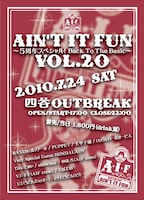 「AIN'T IT FUN」イベントフライヤー