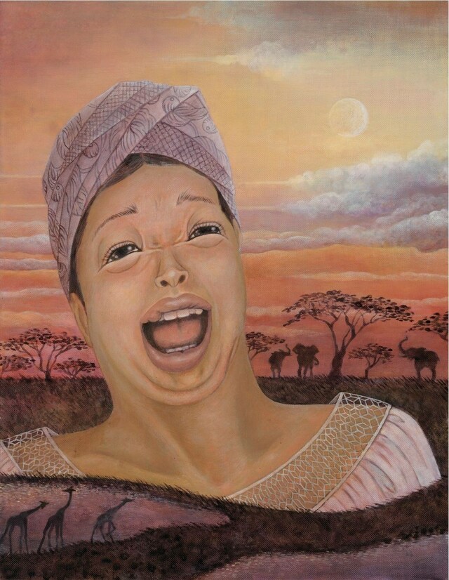 チケットは各プレイガイドにて発売中。公演の収益金は、JHHHネットワークを通じて病気と闘う子供や家族に寄付される（写真はASATOの似顔絵）。