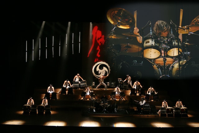 イベントの発起に携わったToshi Nagai（写真右上）と橘太鼓・響座。