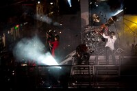 「I.V.」の撮影シーン。