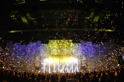 ステージ総製作費は約2億円。途中の3D映像はアメリカで制作されるなど「SUPER LIVE」の名にふさわしい豪華ステージとなった。