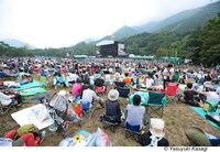 GREEN STAGEの様子。