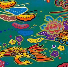 アルバム「エメラルド」（写真）のジャケットの絵はCocco本人が描いたもの。