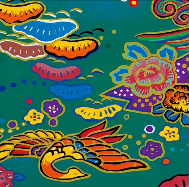 アルバム「エメラルド」（写真）のジャケットの絵はCocco本人が描いたもの。