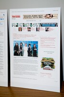 「LOLLAPALOOZA」の様子を伝える現地メディアの様子。