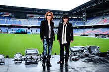 YOSHIKIは「音楽を通じて知り合った友だちと音楽を通じて再会できるのは、言葉では表せないぐらいの幸せ」と語った。