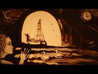 「空に舞う」ビデオクリップのワンシーン。