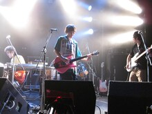 神聖かまってちゃんのリハーサル風景。