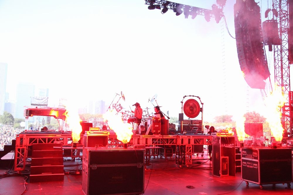 「LOLLAPALOOZA 2010」の模様。