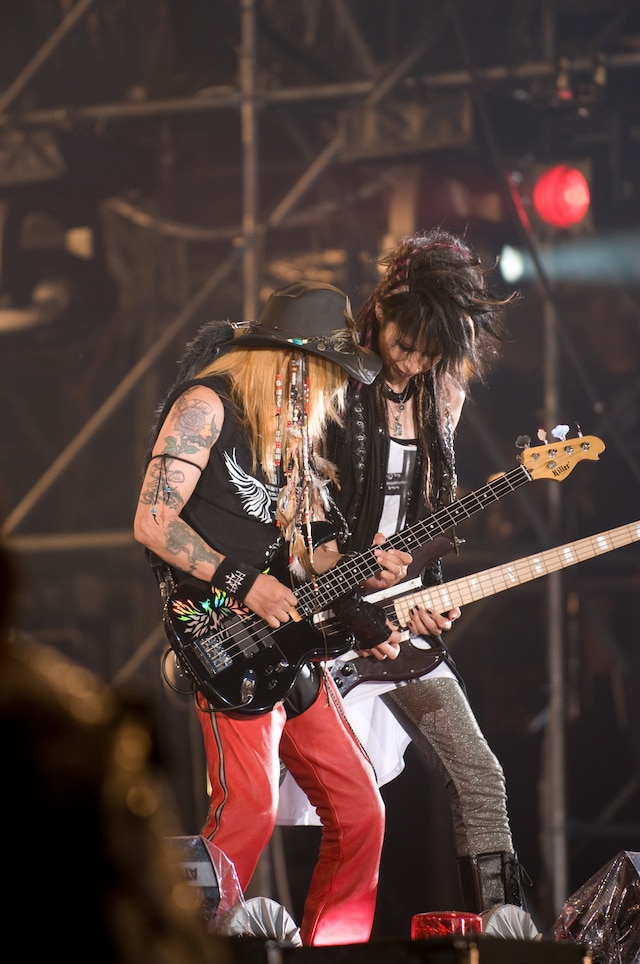 TAIJI（写真左）とHEATH（写真右）の貴重な競演。