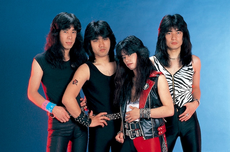 1983年のデビュー当時、若かりし日のEARTHSHAKER。