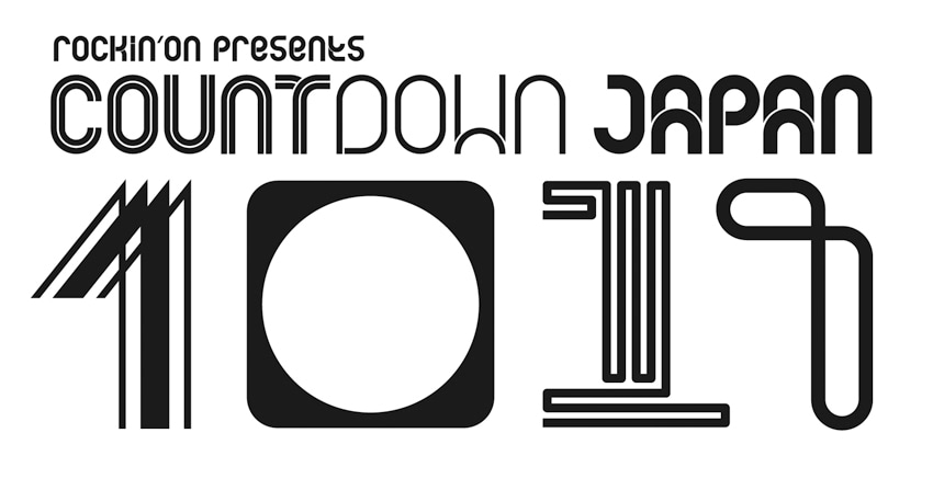 「COUNTDOWN JAPAN 10/11」ロゴ。