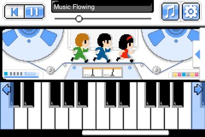 YMCKオフィシャルサイトでは「YMCK Player」のCM動画や、8bitアーティストを迎えたコメント動画を公開中（写真は「YMCK Player」のスクリーンショット）。