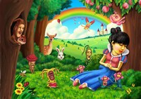 「こえをきかせて」のために描かれたB2ポスター。