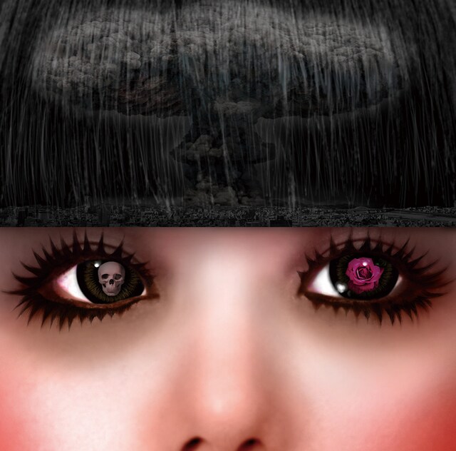 アルバム「少女の証明」のジャケット。初回生産分は3Dジャケット仕様となる。