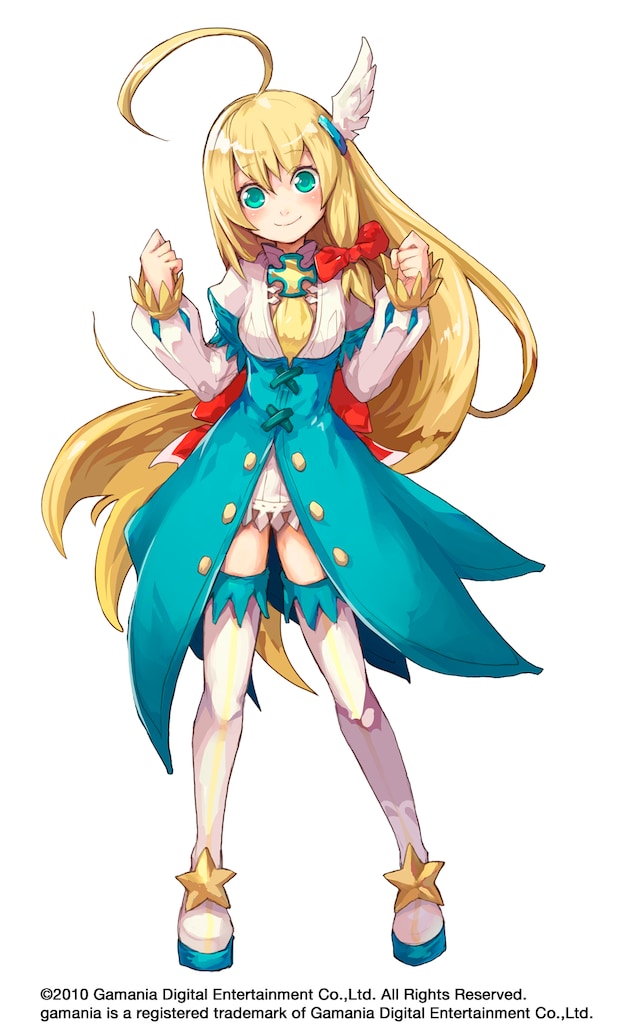 「DIVINA」のヒロイン、クラリス。(C)2010 Gamania