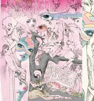 アルバム「RAZZLE DAZZLE」の初回限定盤ジャケット。巨匠・宇野亜喜良がイラストを描き下ろしている。