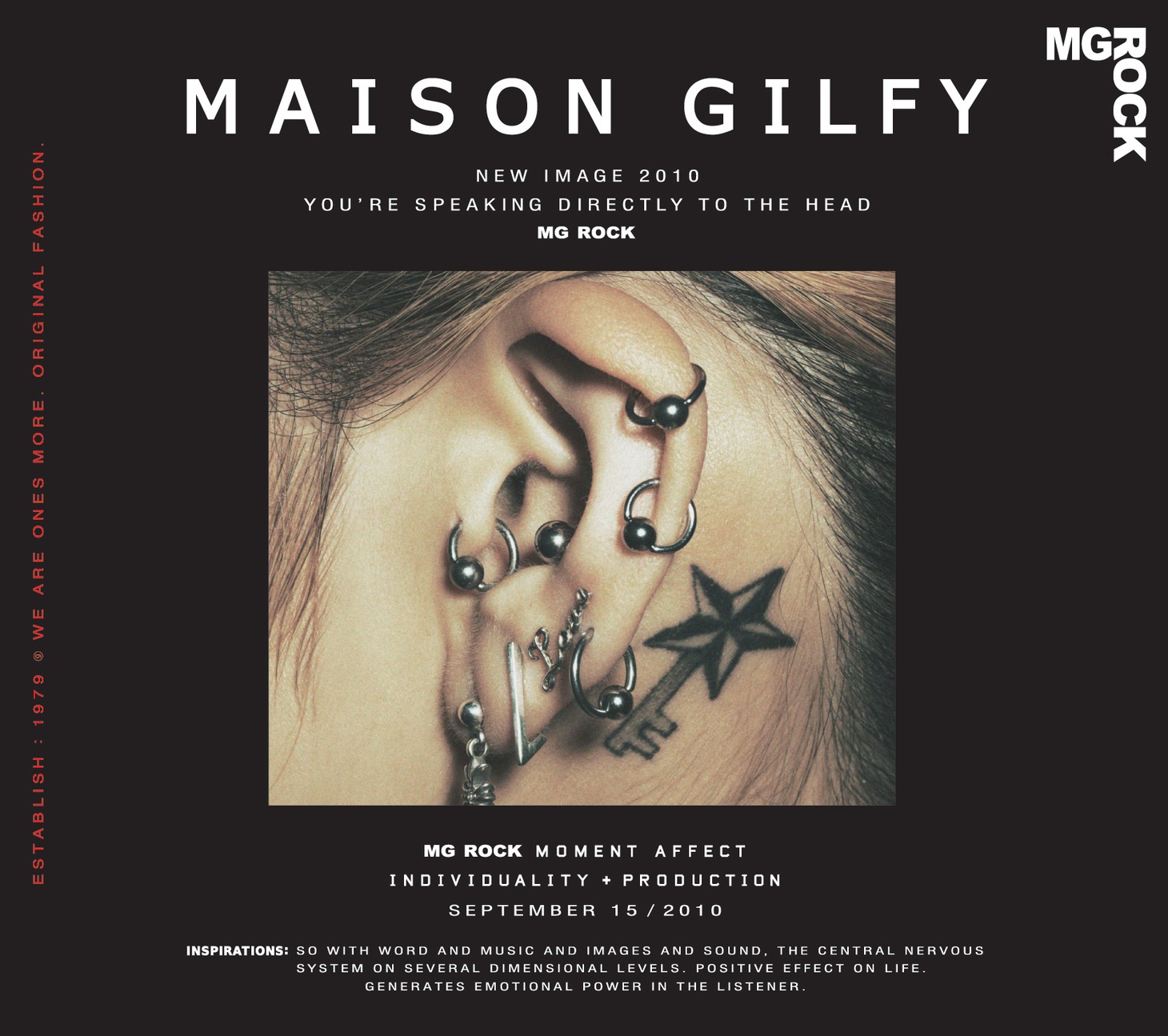 コンピレーションアルバム「MAISON GILFY」のジャケット。
