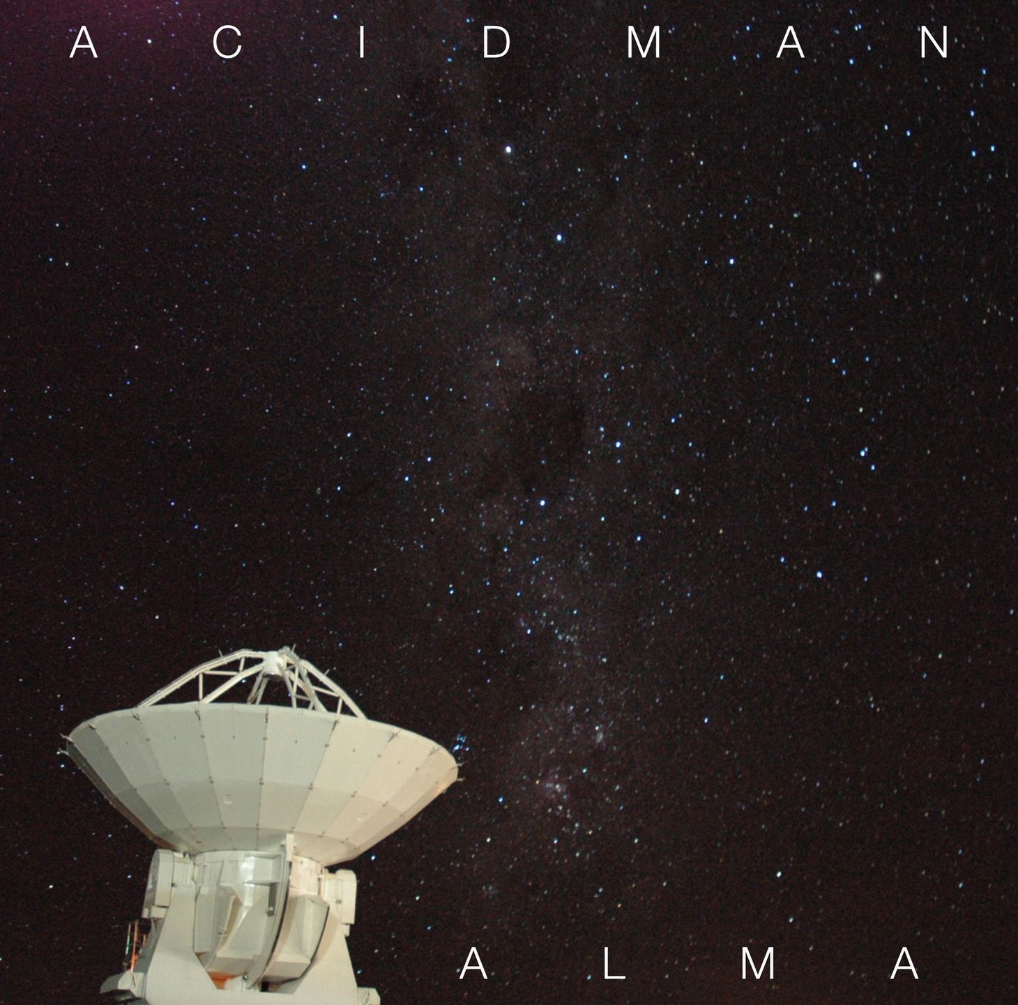 ALMA電波望遠鏡をフィーチャーしたニューシングル「ALMA」ジャケット。タイトル曲の着うたは現在配信中。