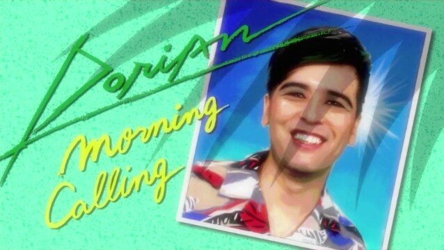 「Morning Calling」ビデオクリップのワンシーン。