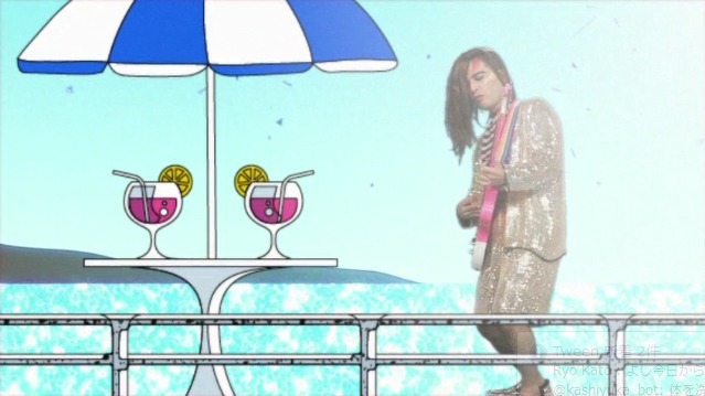 「Morning Calling」ビデオクリップのワンシーン。