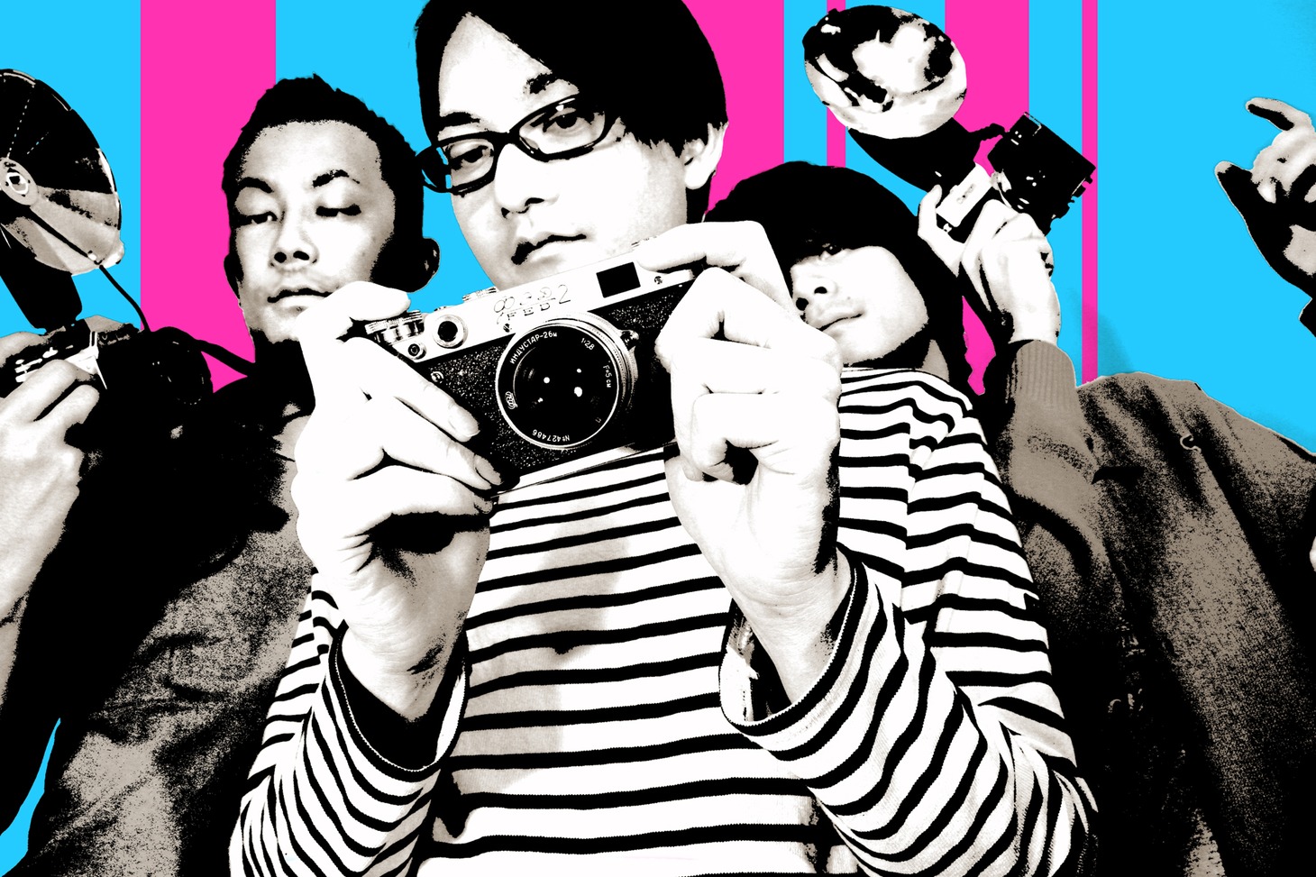 the HANGOVERS。写真中央がイベントの主役・トミー。