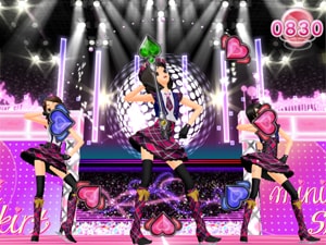 「プリティーリズム・ミニスカート プリズムコレクションシーズン2」ゲーム画面