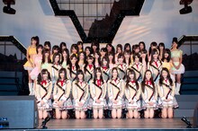 SKE48（写真は10月3日に行われた全国ツアー「SKE48 汗の量はハンパじゃない」記者会見より）