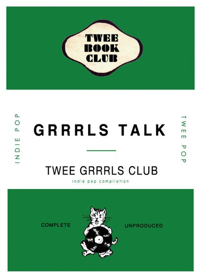 コンピレーションアルバム「GRRRLS TALK」のジャケット。
