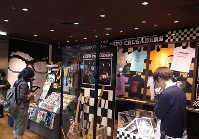タワーレコード渋谷店の「EXPO CRUSADERS」の模様。