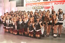 マスコミ取材にはAKB48から松井珠理奈（SKE48）を含む8名、SDN48から11名、NMB48から26名、合計45名が参加。