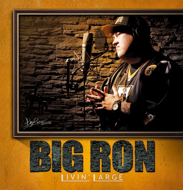 アルバム「LIVIN' LARGE」のジャケット。