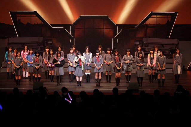 NMB48はメンバー1名が体調不良のため欠席。15名でのパフォーマンスとなった。（写真提供：株式会社ピタゴラス・プロモーションSKE48運営事務局）