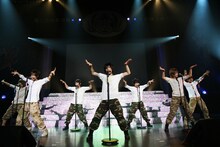 パワフルなパフォーマンスで腐王たちを魅了した腐男塾。