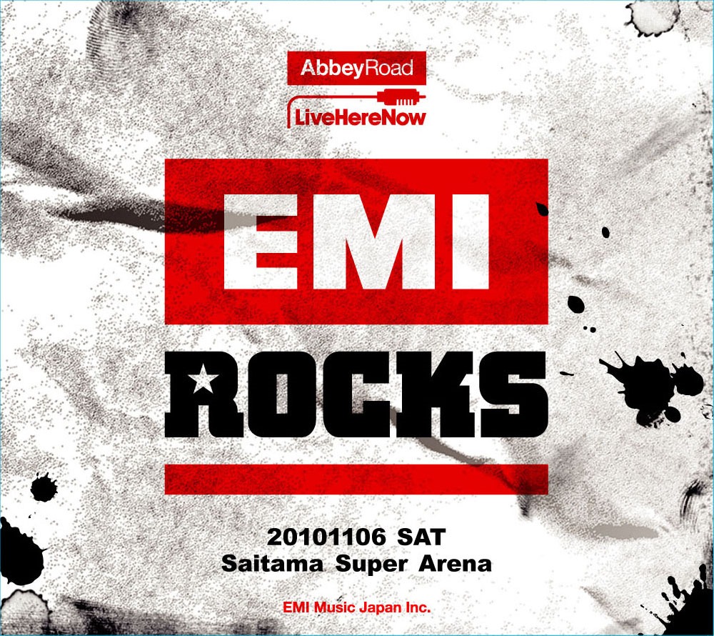 写真は「EMI ROCKS 20101106 Saitama Super Arena」ジャケット。