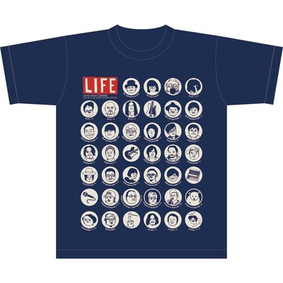 会場で販売される「生活」Tシャツ。