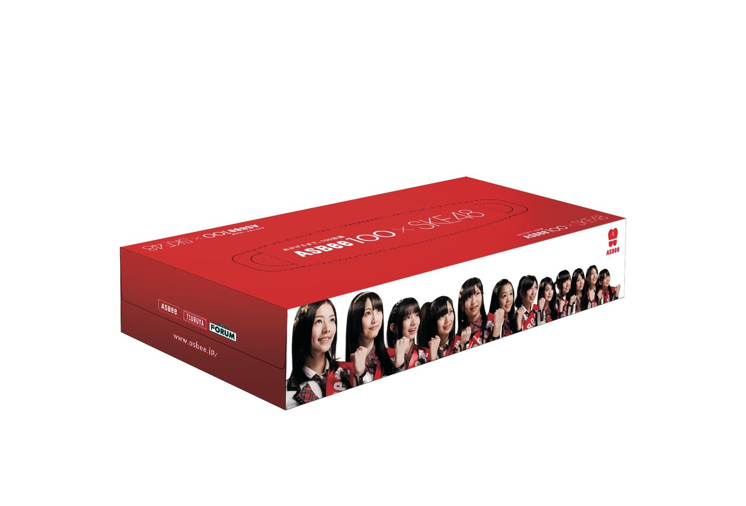 SKE48オリジナルBOXティッシュ。(C)SKE48