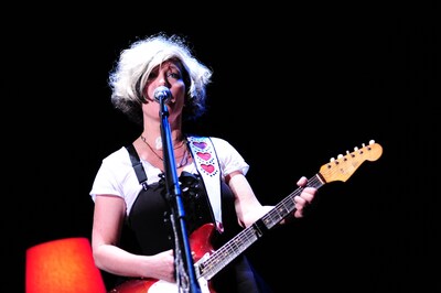 キュートなたたずまいで会場を魅了したミーガン・ヴォス。