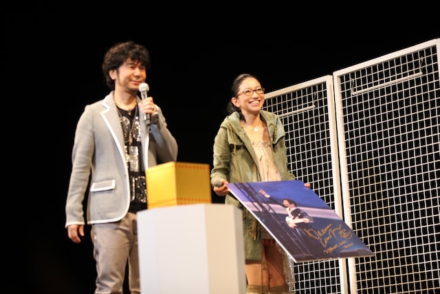 ファンミーティングに出席した中村正人（写真左）と吉田美和（写真右）。