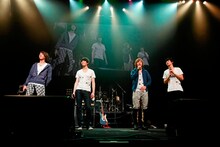 写真は「CNBLUE 1st Official Fanclub Event 2010 ～Welcome to BOICE JAPAN～」トークコーナーの様子。