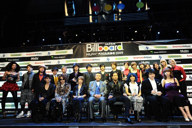 写真は今年1月31日に行われた「Billboard JAPAN Music Awards 2009」授賞式の様子。