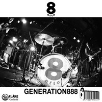 写真はスプリットシングル「GENERATION888 / UFO」8otto面ジャケット。