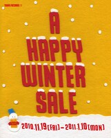 「A HAPPY WINTER SALE」ポスター